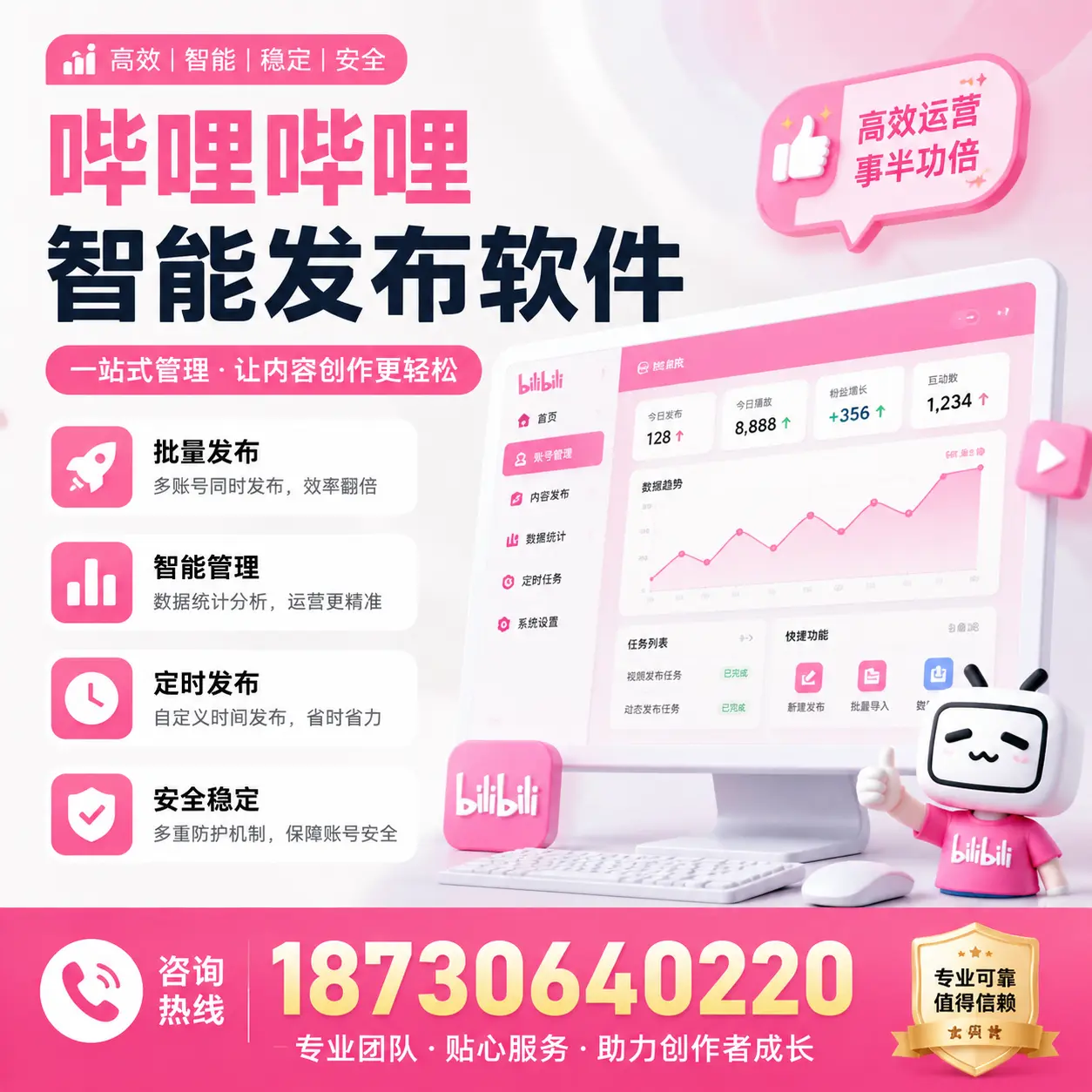 如何评估哔哩哔哩智能发布软件的ROI？桂林 企业必读